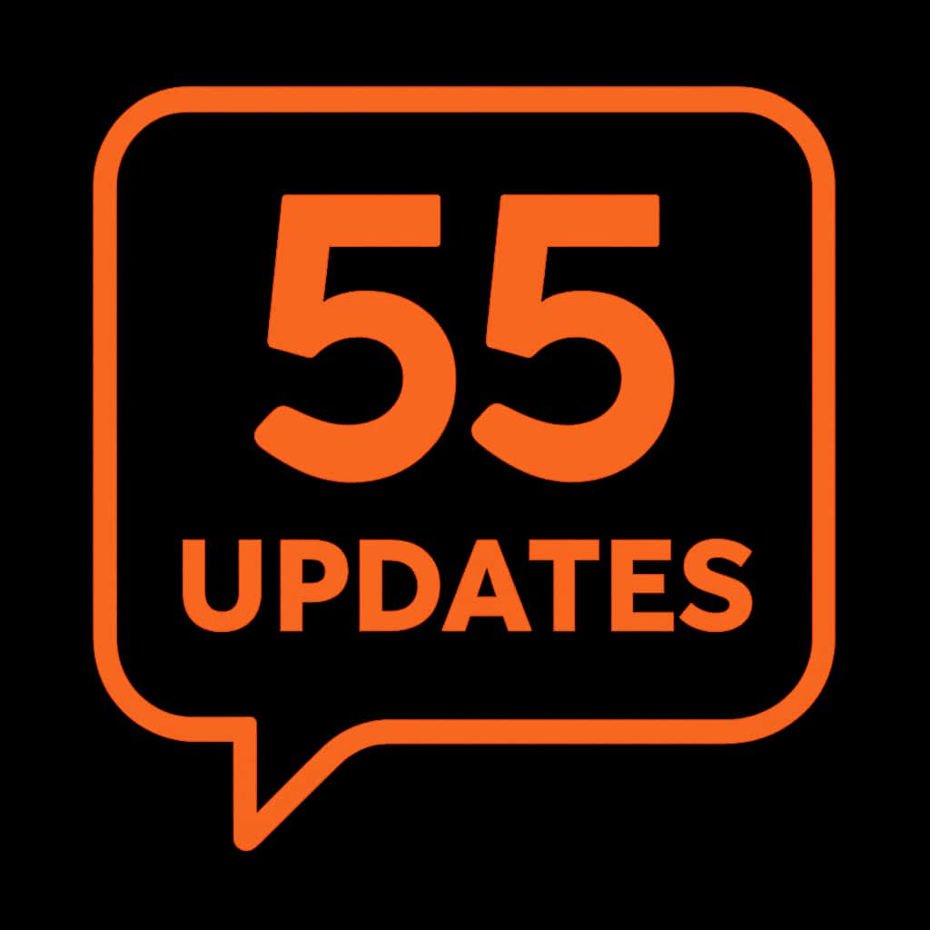 Badge for 55 Club Updates