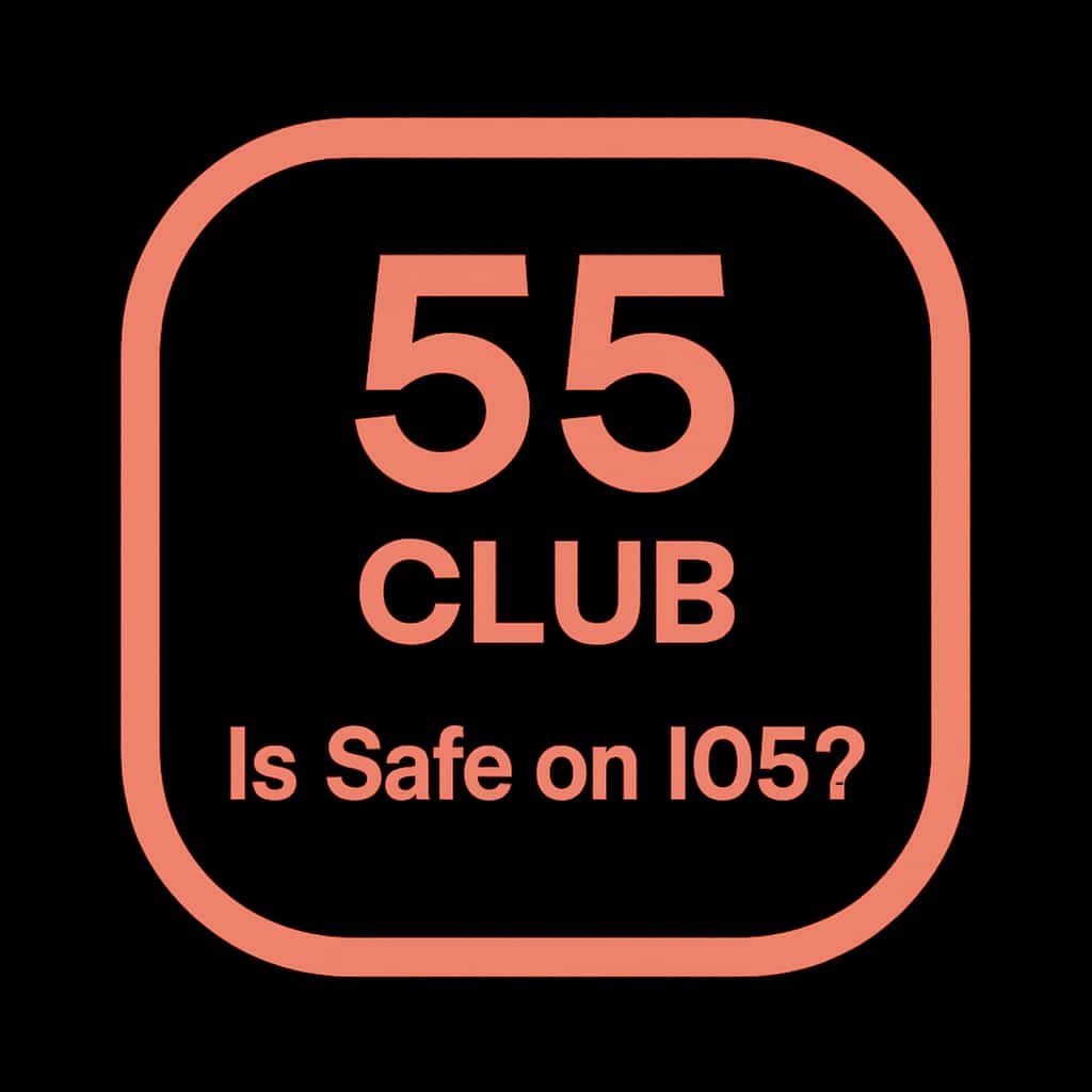 An icon representing the safety of the 55 Club app on iOS.