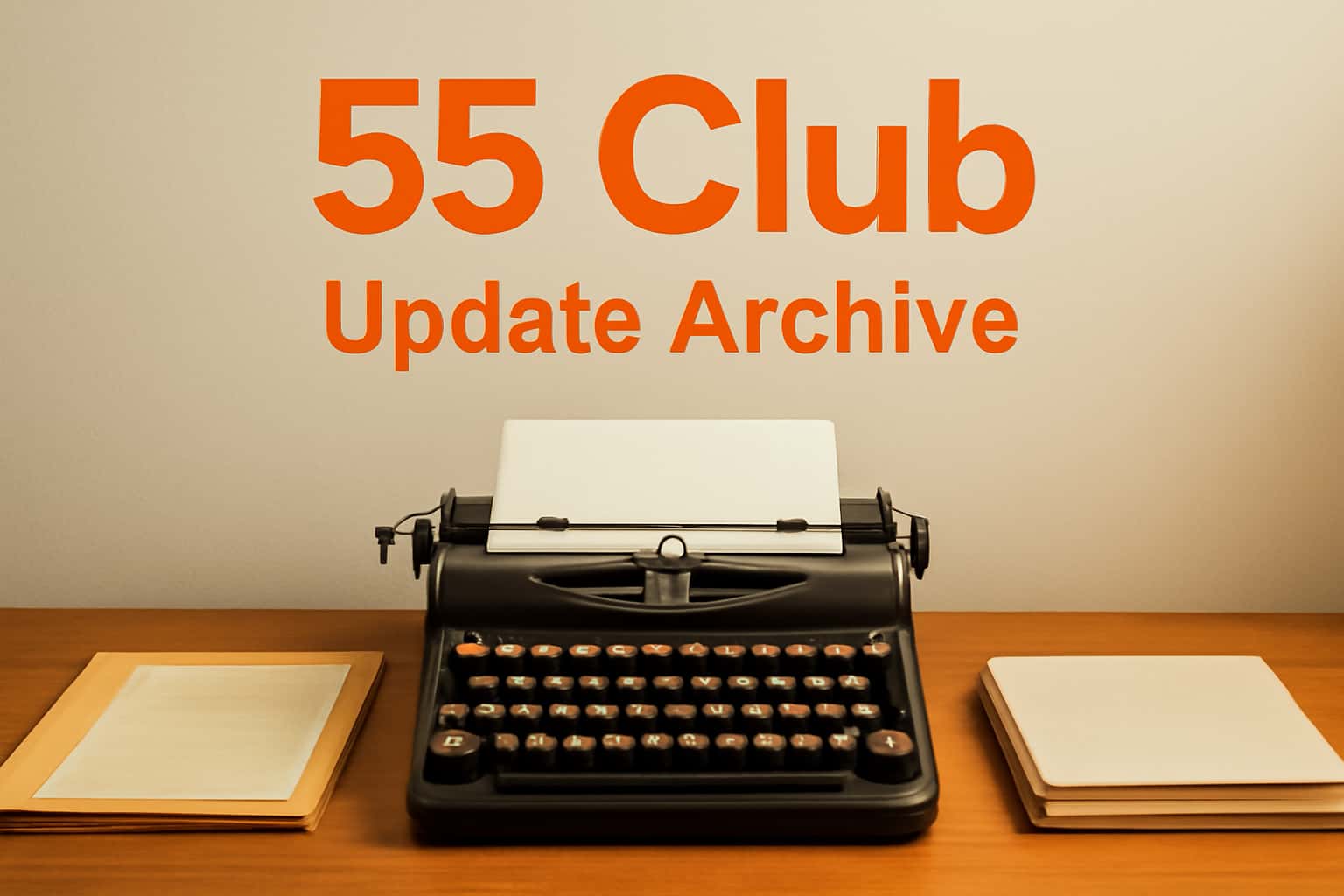An informative representation of the 55 Club Update Archive, showcasing its purpose and features.