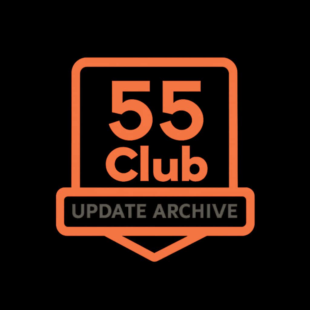 An icon representing the 55 Club Update Archive.